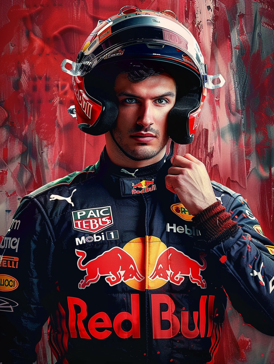 Racing AI face swap template