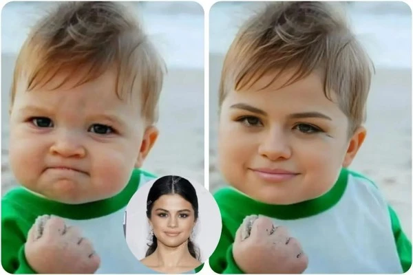 Swap face gif keeping the same motion