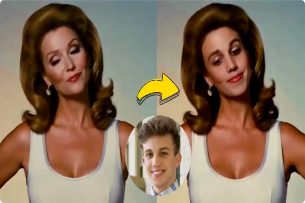 HD and standard gif face swap output compared